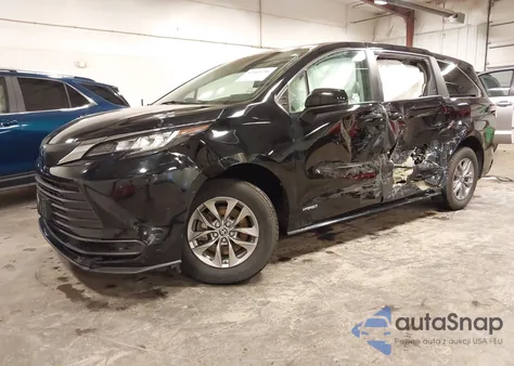 2021 Toyota Sienna Le из США, поврежденный, VIN 5TDKSKFC2MS004179